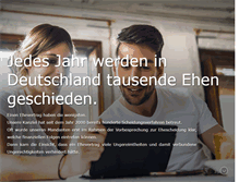 Tablet Screenshot of ehevereinbarung.de